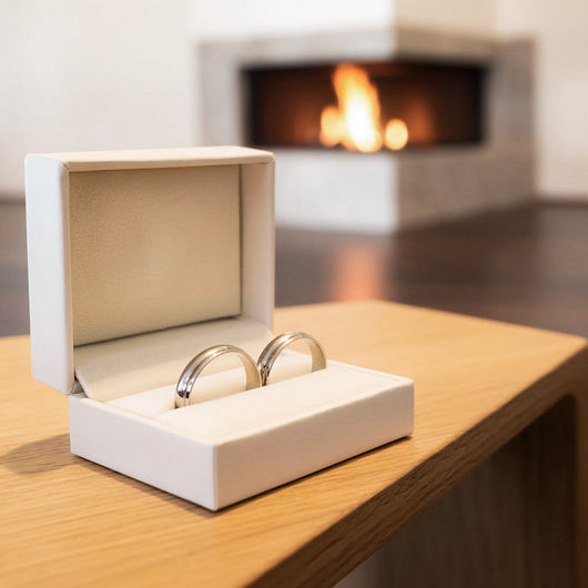 Hochzeit im Kaminzimmer auf Pellworm